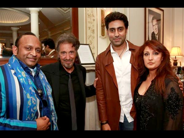 Abhishek In London With Al Pacino