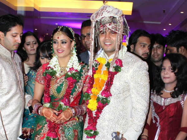 Shweta Tiwari Wedding Photos Marriage Pictures Reception In Bangalore