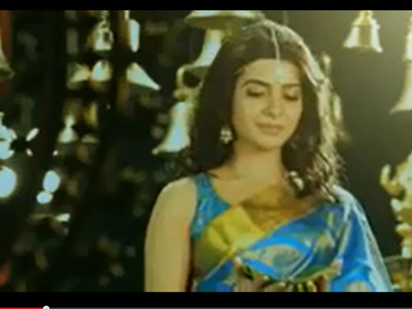 Samantha In Ad Of South India Shopping Mall