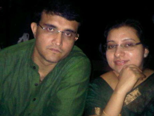 Sourav Ganguly And His Wife Dona Ganguly