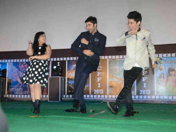 Ranbir Shakes A Leg With Darsheel, Saloni