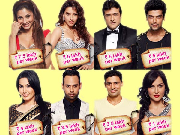 Pay Details Of Bigg Boss 7 Contestants