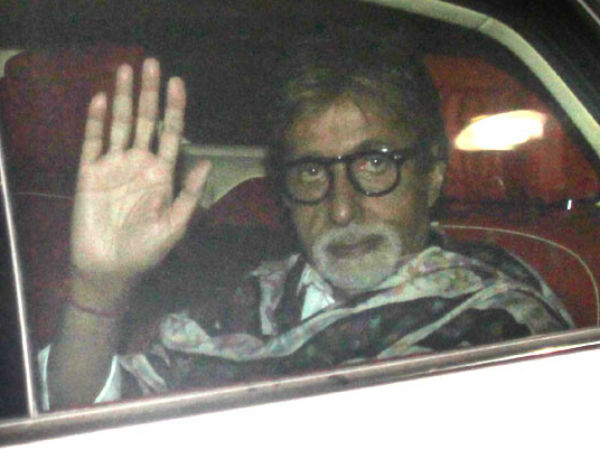 Big B Arrives For The Event