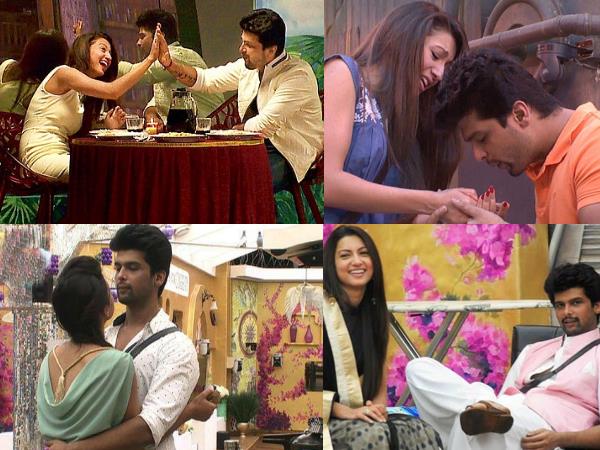 Gauhar Khan-Kushal Tandon Romance At Bigg Boss 7!
