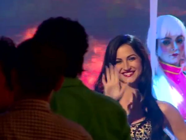Elli Avram On Sets Of Bigg Boss 7 Grand Finale 