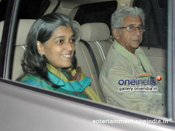 Naseeruddin Shah's Wife Ratna Pathak Shah Arrives
