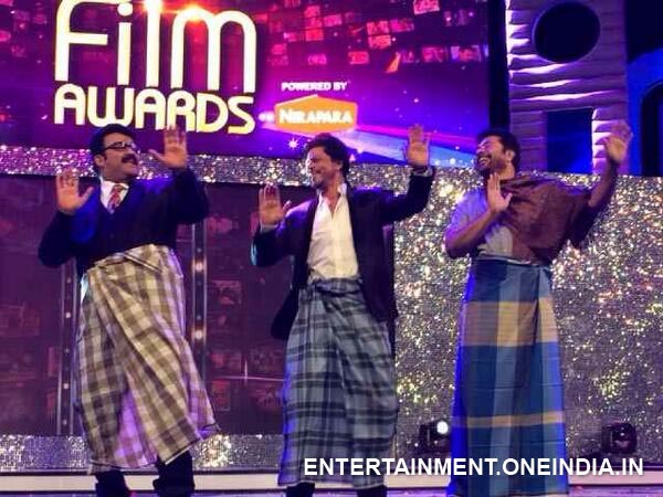 Shahrukh Khan, Mohanlal, Mammootty - Lungi Dance