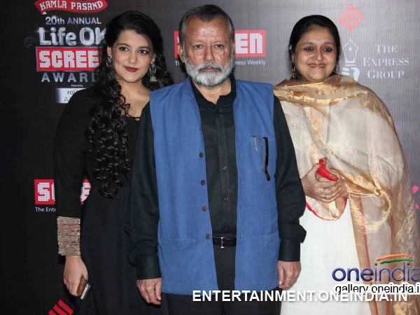 Pankaj Kapoor With Family At The 20th Annual Screen Awards