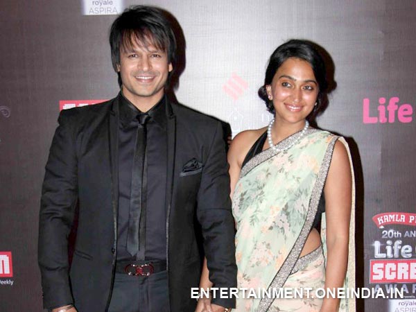 Vivek Oberoi With Wife At The 20th Annual Screen Awards