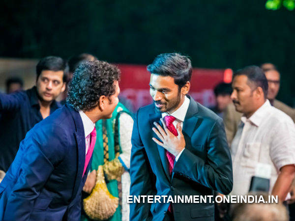 Dhanush Meets Sachin