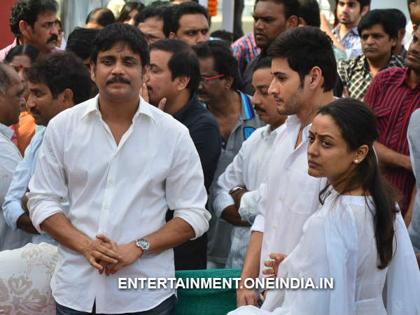 Mahesh Babu And Family With Nagarjuna