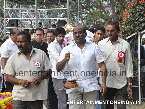 Venkat Performing ANR Last Rites