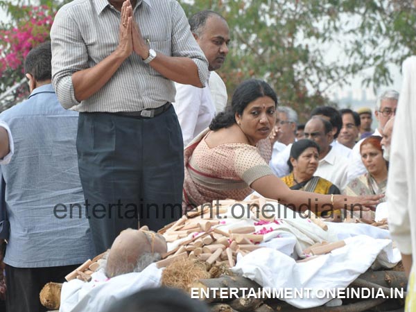 Jeevitha Having Last Look AT ANR