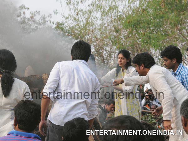 Nagarjuna Perform Funeral Pyre