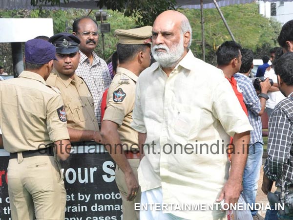 Raghavendra At ANR's Funeral