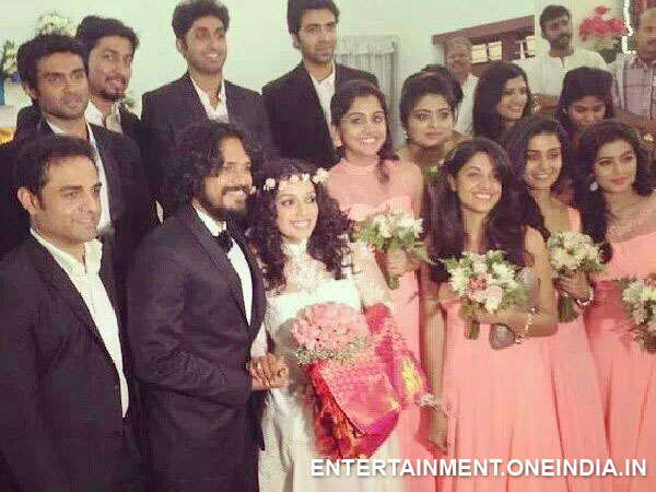 Couple With Bridesmaid