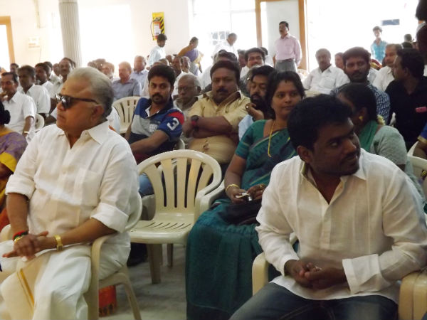 Radha Ravi-Yuvan Shankar Raja At Actor Kreshna–Kaivalya's Marriage