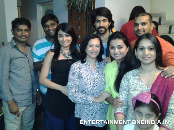 Yash At Radhika Pandit's Birthday Celebration