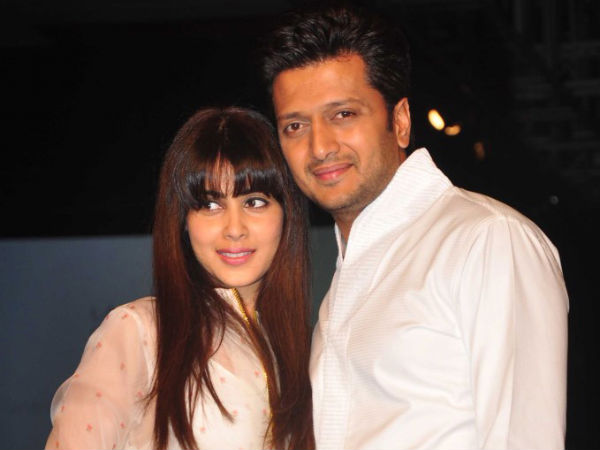 Photo: Genelia With Her Husband At Lakme Fashion Week 2014