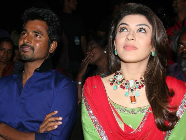 Hansika Motwani-Sivakarthikeyan Spotted At Maan Karate Audio Release