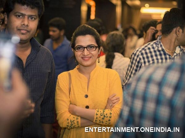 Pic: TV Anchor Divya Darshini At Cuckoo Film Premiere Show