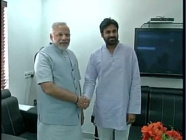 Picture Of Pawan Kalyan's Meeting With Narendra Modi