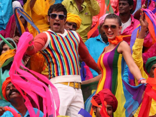 A Song Still From Vikram-Amy Jackson In Ai