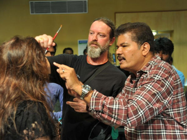 Ai Still: Shankar With Makeup Artist Sean Foot