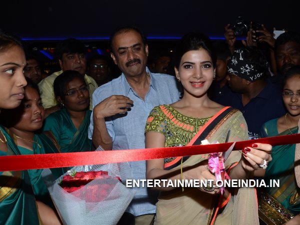 Samantha Inaugurating Asian Group Multiplex