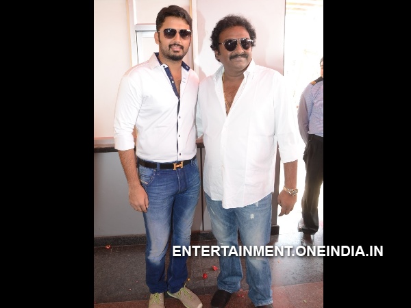 Nitin Posing With Vinayak