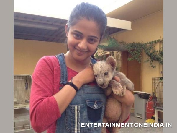 Priyamani, The Animal Lover