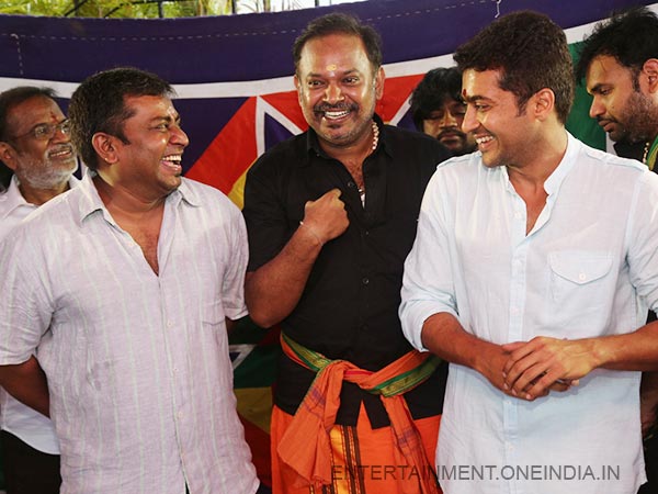 Pic: Venkat Prabhu Sharing Light Moment With Surya