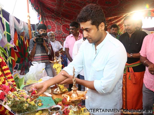 Photo: Surya Performing Pooja
