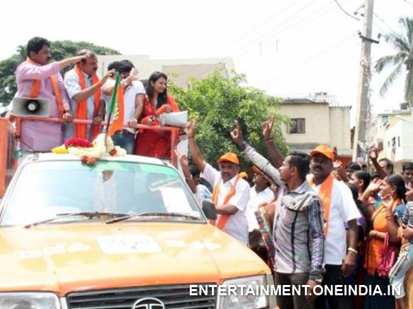 Ganesh Campaigning For Ananth Kumar