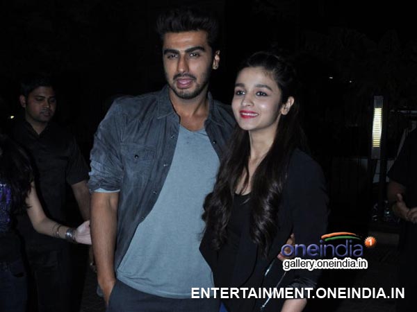 Arjun Kapoor and Alia Bhatt