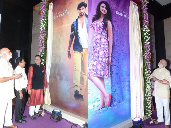 Raghavendra Unveils Satish-Diah's Look