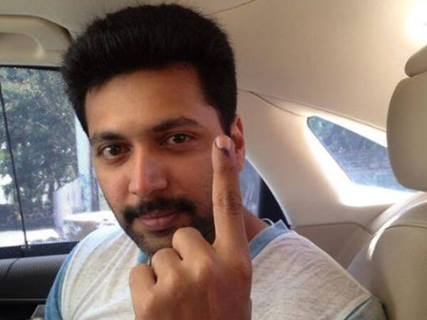 Photo: Jayam Ravi Posing For Camera