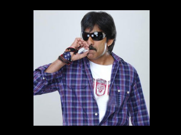 Ravi Teja Smoking On Screen