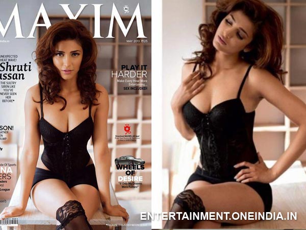 Shruti Hassan On Maxim magazine Cover