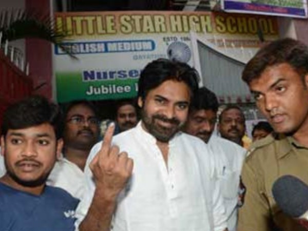 Pawan Kalyan Casts Vote In AP Elections