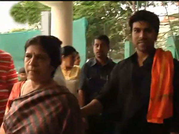 Sureka, Ram Charan Heading To Cast Vote