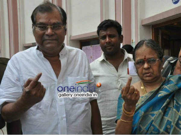 Kota Srinivasa Rao Casts Vote In AP Elections