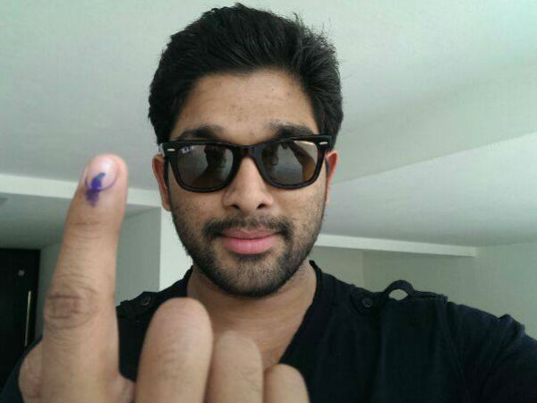 Allu Arjun Casts Vote In AP Elections