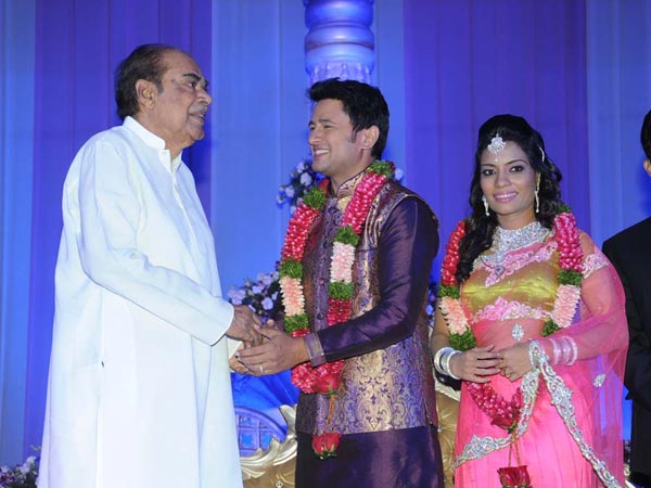 D Rama Naidu At Raja Abel Wedding Reception