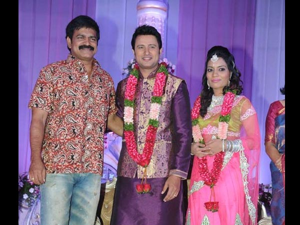 Brahmaji At Raja Abel Wedding Reception