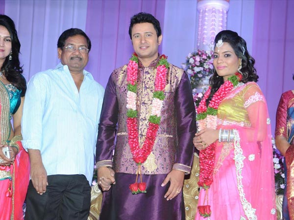 B Gopal At Raja Abel Wedding Reception