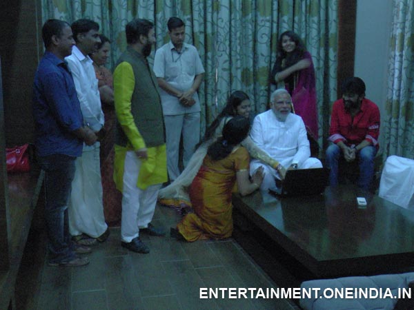 Rajasekhar And Jeevitha's Daughters With NaMo
