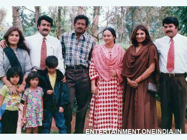 Mammootty, Mohanlal, Fazil With Families