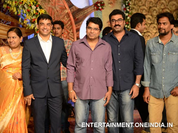 Dasaradh, Gopi Mohan At Dil Raju's Daughter Wedding Reception