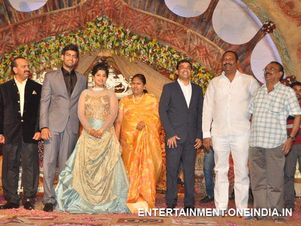 Bellamkonda Suresh At Dil Raju's Daughter Wedding Reception